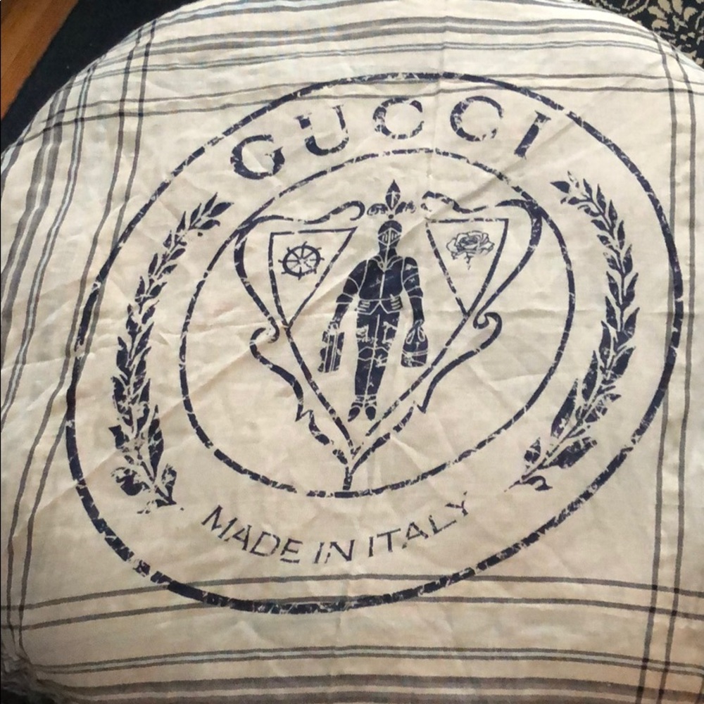 Gucci XL silk linen Shawl 140cm sq MAKE OFFER